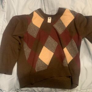 Gap sweater extra large baggy fit checkered pattern barely worn great condition